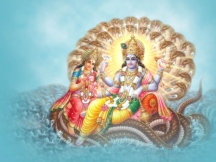 Vishnu with Pearl Mala